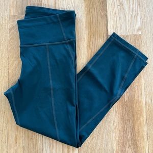 GapFit sculpt compression leggings- women’s S, dark teal